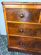 Load image into Gallery viewer, Superb Vintage Interwar Mahogany Campaign Trunk Chest, Linen Bedding Storage, Drawer Cabinet by Walter Carter for Harrods Ltd – c.1920s

