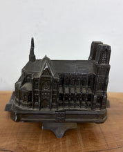 Load image into Gallery viewer, Antique French Grand Tour Reims Cathedral Desk Stand &amp; Inkwell
