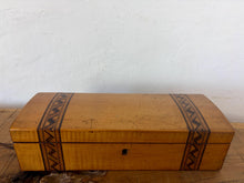 Load image into Gallery viewer, Antique Victorian Later 19th Century Tunbridge Ware Glove Box
