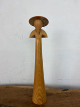 Load image into Gallery viewer, Vintage Scandinavian Mid-Century Modern Carved Wood Figure / Folk Art Sculpture
