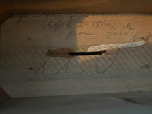 Load image into Gallery viewer, Antique Victorian Figured Maple Money Box, Brass Coin Slot, Mahogany Detail (Circa 1880)
