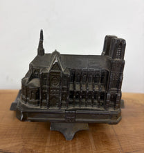 Load image into Gallery viewer, Antique French Grand Tour Reims Cathedral Desk Stand &amp; Inkwell
