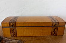 Load image into Gallery viewer, Antique Victorian Later 19th Century Tunbridge Ware Glove Box
