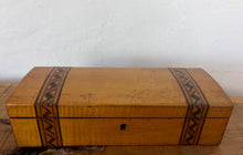 Load image into Gallery viewer, Antique Victorian Later 19th Century Tunbridge Ware Glove Box
