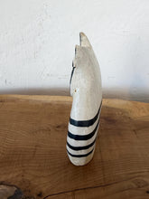 Load image into Gallery viewer, Vintage Mid-Century Folk Art Wooden Cat Figurines – A Hand-Carved Pair With Unique Design
