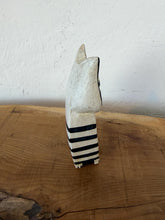 Load image into Gallery viewer, Vintage Mid-Century Folk Art Wooden Cat Figurines – A Hand-Carved Pair With Unique Design
