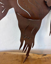 Load image into Gallery viewer, Vintage Rusted Metal Angelfish Wall Hanging – Rustic Handcrafted Folk Art, Home Sculpture
