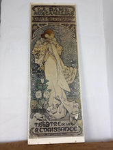 Load image into Gallery viewer, Rare 1930s Vintage Alphonse Mucha La Dame aux Camélias Lithograph Poster, Art Nouveau
