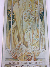 Load image into Gallery viewer, Vintage 1930s Art Nouveau, Moët &amp; Chandon "Grand Crémant Impérial" Mucha Advertising Sign
