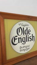 Load and play video in Gallery viewer, Wm Gaymer’s Old English Cider Cyder mirror, advertising, wall art, man cave, she shed, brewery, bar, pub memorabilia
