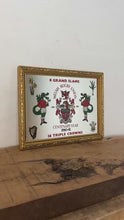 Load and play video in Gallery viewer, Vintage Welsh rugby union Grand slam sign, centenary years mirror, 16 triple crowns, Guiness sport collectable, 1980 - 1981picture
