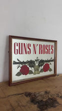 Load and play video in Gallery viewer, Guns and Roses vintage 1980’s collectable mirror, rock and roll, heavy metal, music memorabilia, slash, Axl Rose, American, Los Angeles
