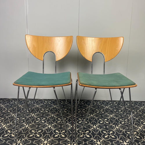 Stylish Vintage German Designer Mikado Dining Chairs By Walter Leeman For Kusch + Co, Mid-Century Modern, Retro Furniture