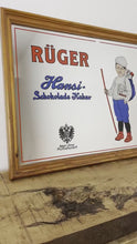 Load and play video in Gallery viewer, Ruger German chocolate advertising mirror, picture mirror, wall art
