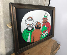 Load image into Gallery viewer, Vintage Muppets Mirror, Kermit Frog, film and tv Collectible, Advertising, Jim Henson, Puppets
