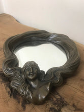 Load image into Gallery viewer, Lovely vintage art nouveau mirror, glamorous lady, collectibles piece
