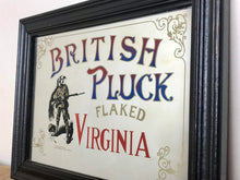 Load image into Gallery viewer, Antique British pluck, flaked Virginia tobacco, cigarettes advertising, war mirror, collectibles piece
