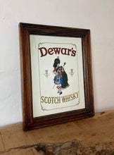 Load image into Gallery viewer, Dewars vintage Scotch whisky mirror advertising wine spirits bar pub collectibles piece
