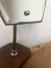 Load image into Gallery viewer, Antique mens shaving mirror, mahogany, foxed, stylish, adjustable design, freestanding
