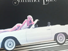 Load image into Gallery viewer, Vintage stunning retro 80’s mirror, summer lace, nude, sports car, collectibles piece
