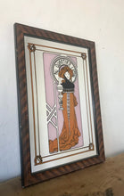 Load image into Gallery viewer, Beautiful vintage Mucha advertising art nouveau mirror Au Quartier Latin French

