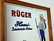 Load image into Gallery viewer, Ruger German chocolate advertising mirror, picture mirror, wall art
