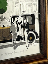 Load image into Gallery viewer, Vintage Ballot Automobile Advertising Mirror - Art Deco Style
