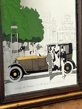Load image into Gallery viewer, Vintage Ballot Automobile Advertising Mirror - Art Deco Style
