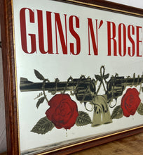 Load image into Gallery viewer, Guns and Roses vintage 1980’s collectable mirror, rock and roll, heavy metal, music memorabilia, slash, Axl Rose, American, Los Angeles
