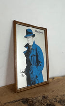 Load image into Gallery viewer, Vintage Humphrey Bogart movie mirror, sirocco, film and tv Hollywood advertising, wall art picture, Americana collectable
