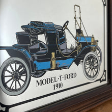 Load image into Gallery viewer, Unique detailed model T picture featuring a colourful design with excellent intricate finish, incredible tone, and great care taken to create the design, bold fonts detailing Ford 1910 with Victoria style border.
