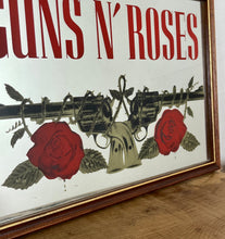 Load image into Gallery viewer, Guns and Roses vintage 1980’s collectable mirror, rock and roll, heavy metal, music memorabilia, slash, Axl Rose, American, Los Angeles
