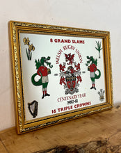 Load image into Gallery viewer, Featuring detailed Welsh plaque and pair of intricate Welsh dragons with vivid tones and Guinness harp logo, tradition Welsh icons including daffodils, leeks and triple feather and crown a nice rugby collectable.
