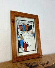 Load image into Gallery viewer, Historical Spanish bull fighting matador advertisement mirror 1906, Royal event, vinatge wall art, picture frame, advertising collectibles
