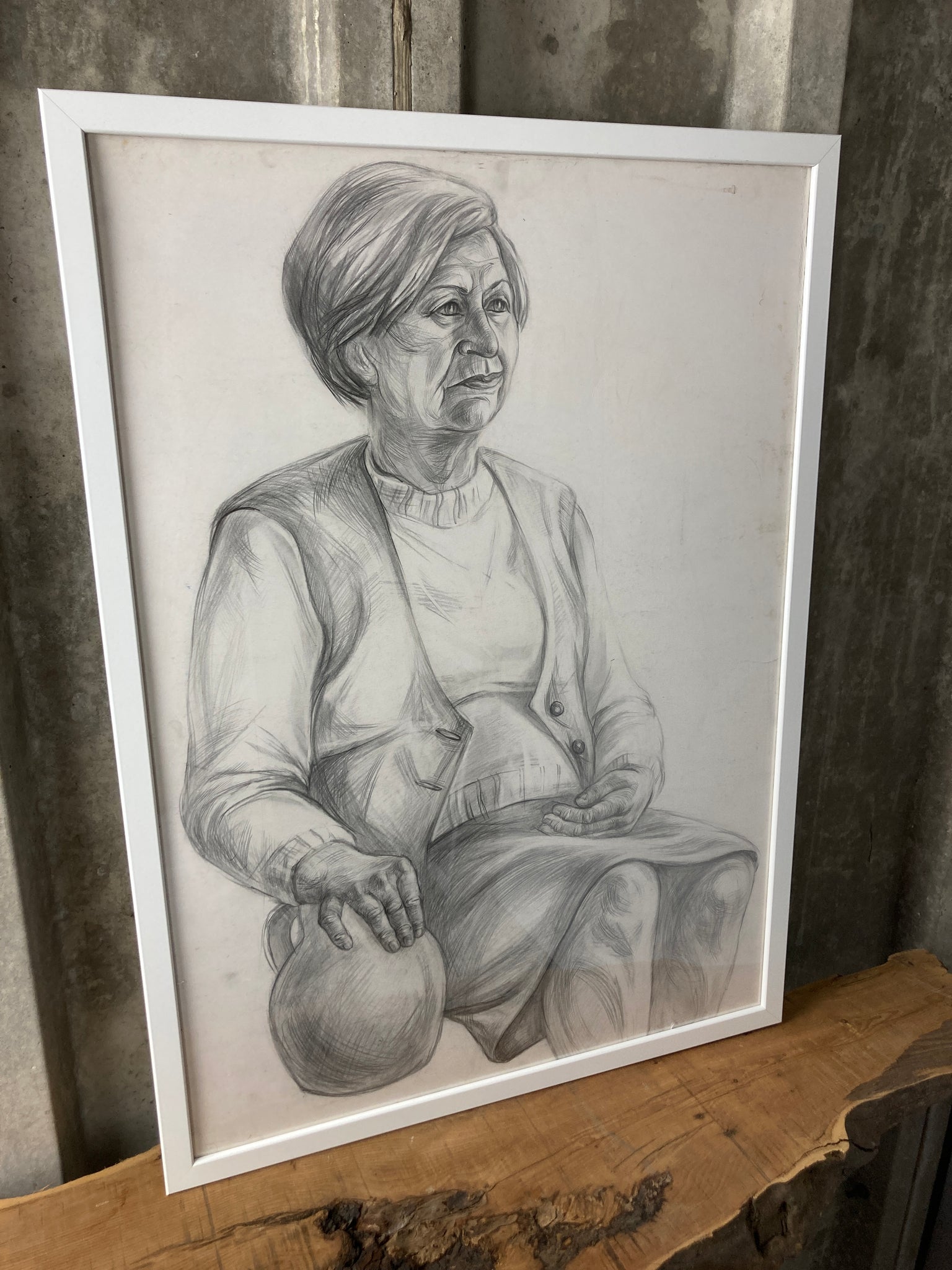Old Woman Drawings Artworks | Saatchi Art