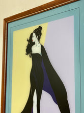 Load image into Gallery viewer, Lovely vintage acrylic art mirror picture stylish lady diva collectibles piece
