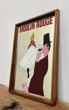 Load image into Gallery viewer, Stunning Henri de Toulouse-Lautrec Moulin Rouge mirror French advertising collectibles piece
