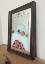 Load image into Gallery viewer, Vintage Vogue mirror winter Art Deco collectible advertising early February
