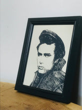 Load image into Gallery viewer, Vintage James Dean movie actor mirror film star collectibles piece
