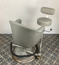 Load image into Gallery viewer, Vintage Barber Chair With Stool And Reception Desk The Murray Retro Rotation
