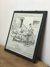Load image into Gallery viewer, Vintage Punch magazine London humorous mirror plaque collectible Edwardian advertising piece
