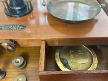 Load image into Gallery viewer, Beautiful antique weighing scales in presentation box
