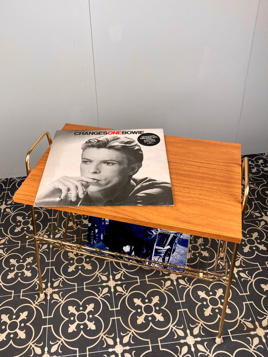 Vintage Hago Ware Record Table or Magazine Rack