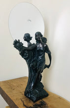 Load image into Gallery viewer, Beautiful vintage art nouveau elegant lady stand up make up mirror collectable piece
