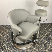 Load image into Gallery viewer, Vintage Barber Chair With Stool And Reception Desk The Murray Retro Rotation
