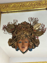 Load image into Gallery viewer, Wonderful vintage Asia mirror religious goddess wall art piece
